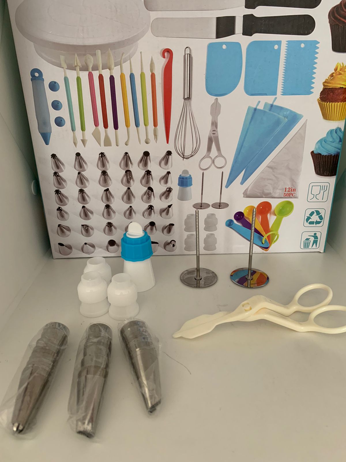 Miniatura 3 de Kit Decoración Pastelería 66pzs